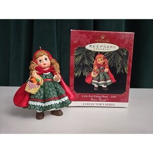 Hallmark Keepsake Ornament Little Red Riding Hood 1997 Madame Alexander Doll